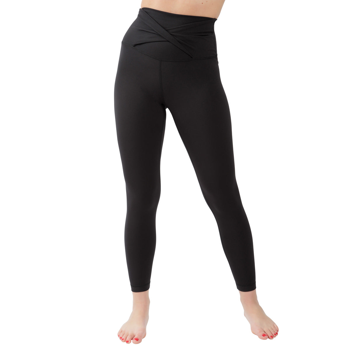 Yogalicious by Reflex Women's Lux Super High Rise Ankle Leggings with