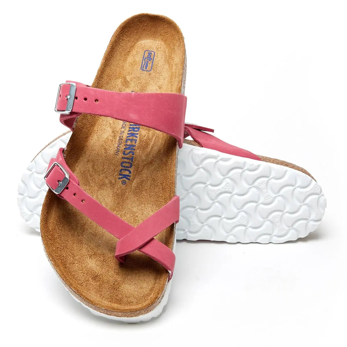 Birkenstock Mayari Soft Footbed Nubuck Leather Sandals
