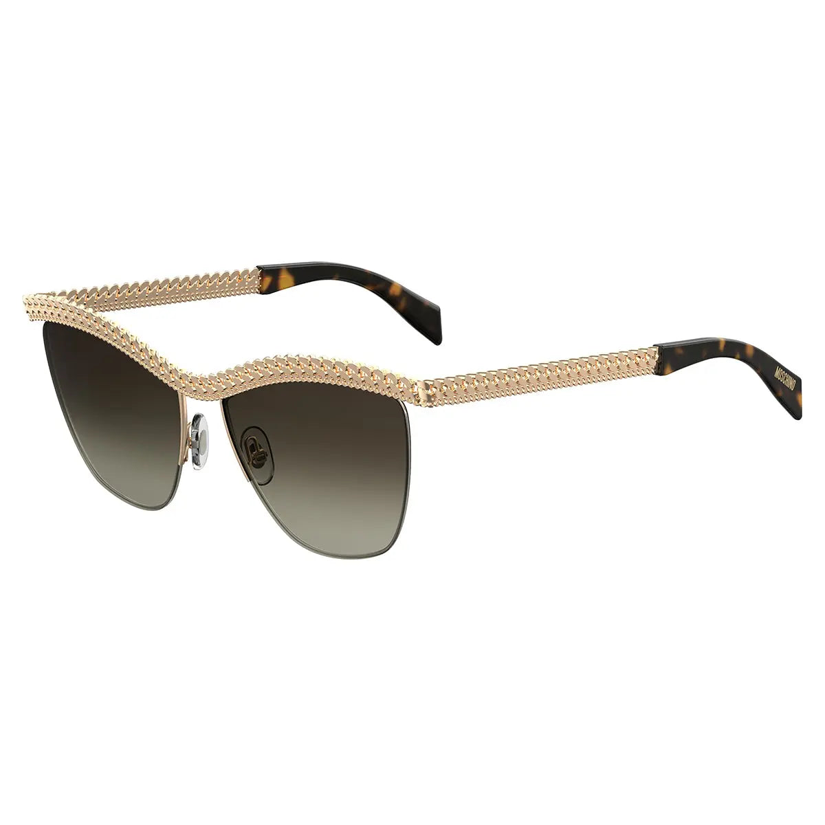 BizX - Swarovski Gold Cat Eye Sunglasses