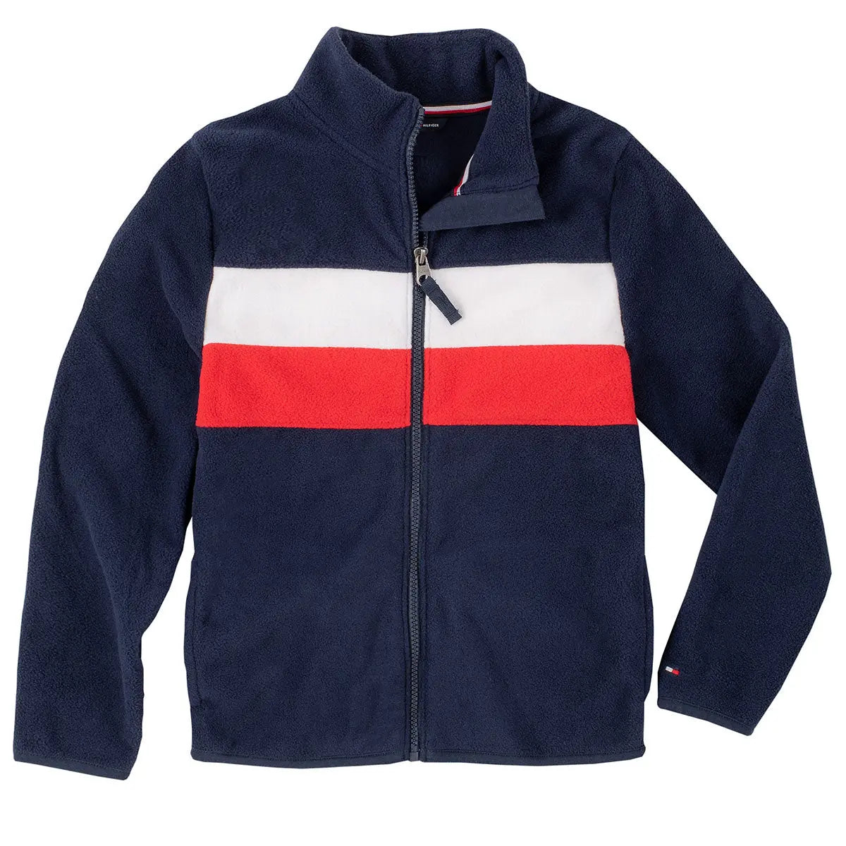 Hilfiger Big Girl's Colorblock Stripe Polar Fleece Jacket – PROOZY