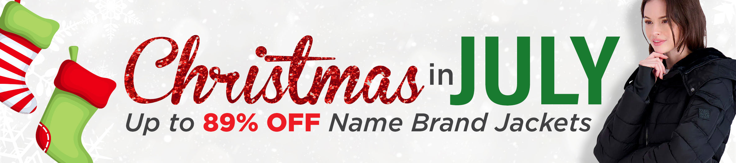 Christmas in July! 🎄Up to 89% Off Name Brand Jackets!