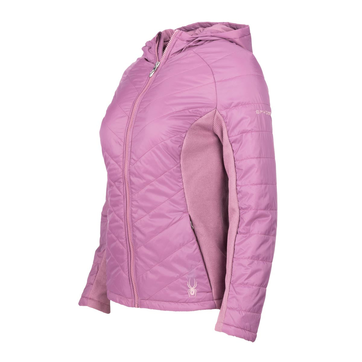 Spyder Ladies' Tunic Length Hoodie 1640773 (Pink, XL) 
