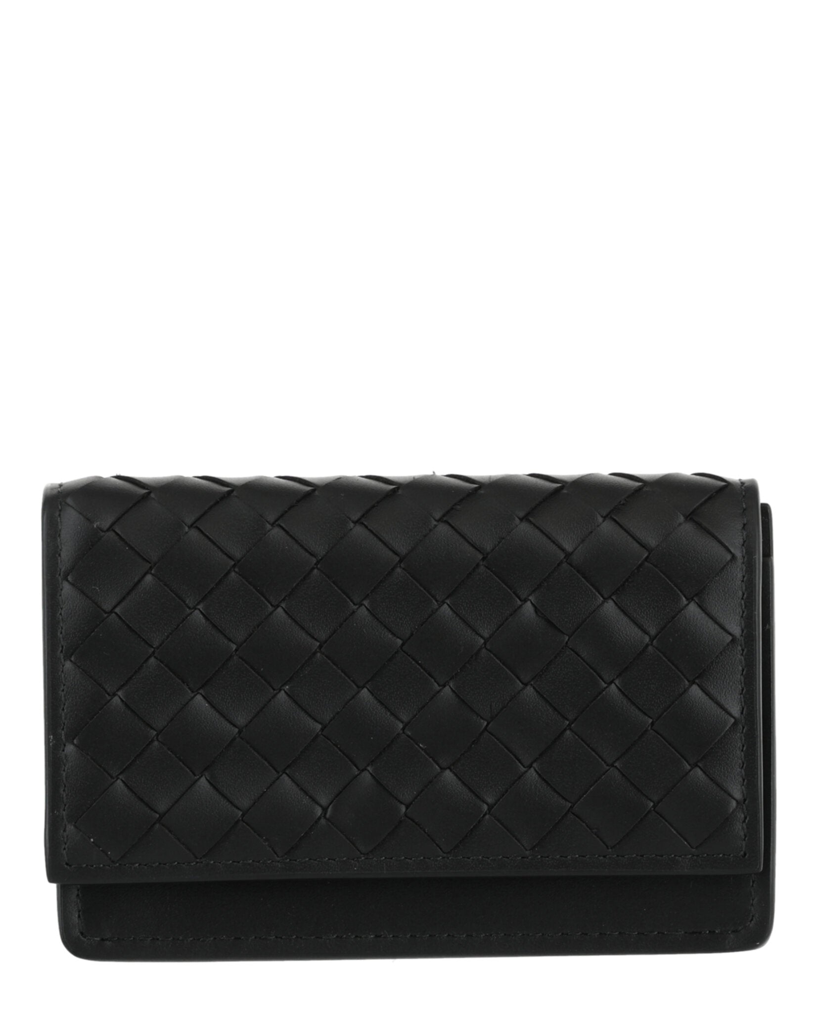 Bottega Veneta Intrecciato Flap Business Card Wallet – PROOZY