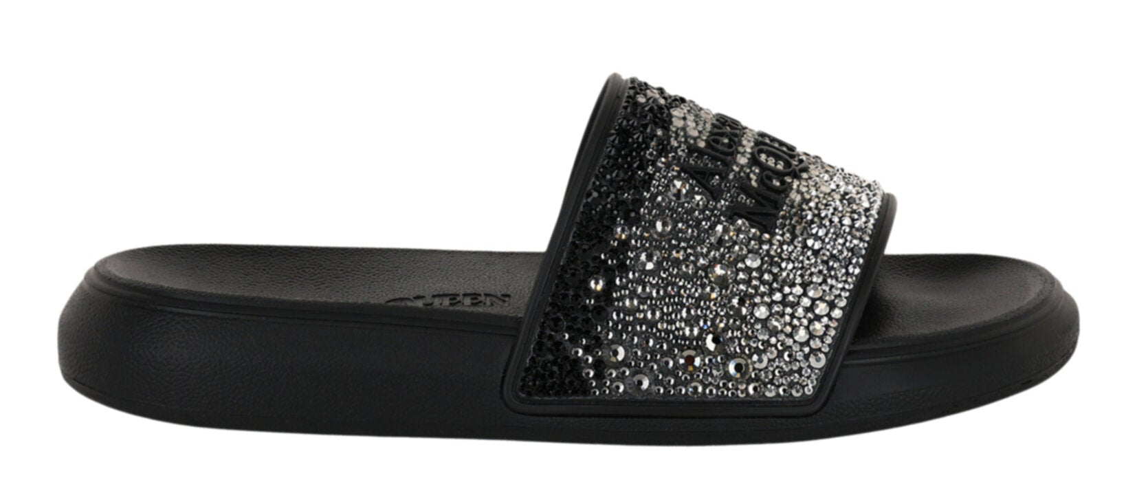 Alexander McQueen Crystal Embellished Slides – PROOZY