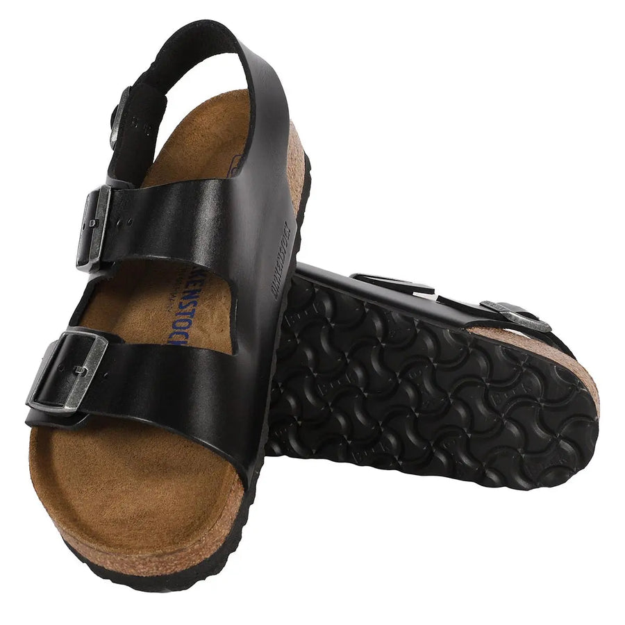 Birkenstock Milano Soft Footbed Smooth Leather Sandals