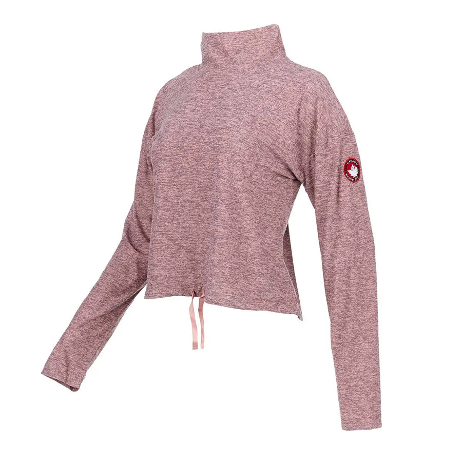Canada Weather Gear Women's Supreme Soft Mock Neck Sweatshirt