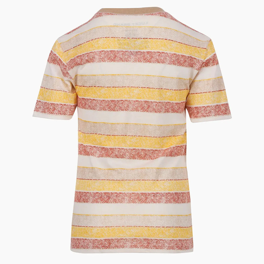 Lucky Brand Boy's Cozy Stripe Short Sleeve T-Shirt