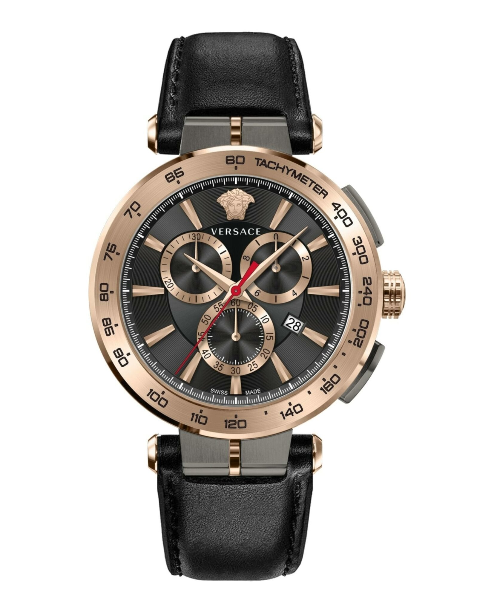 Versace Aion Chrono Leather Watch – PROOZY