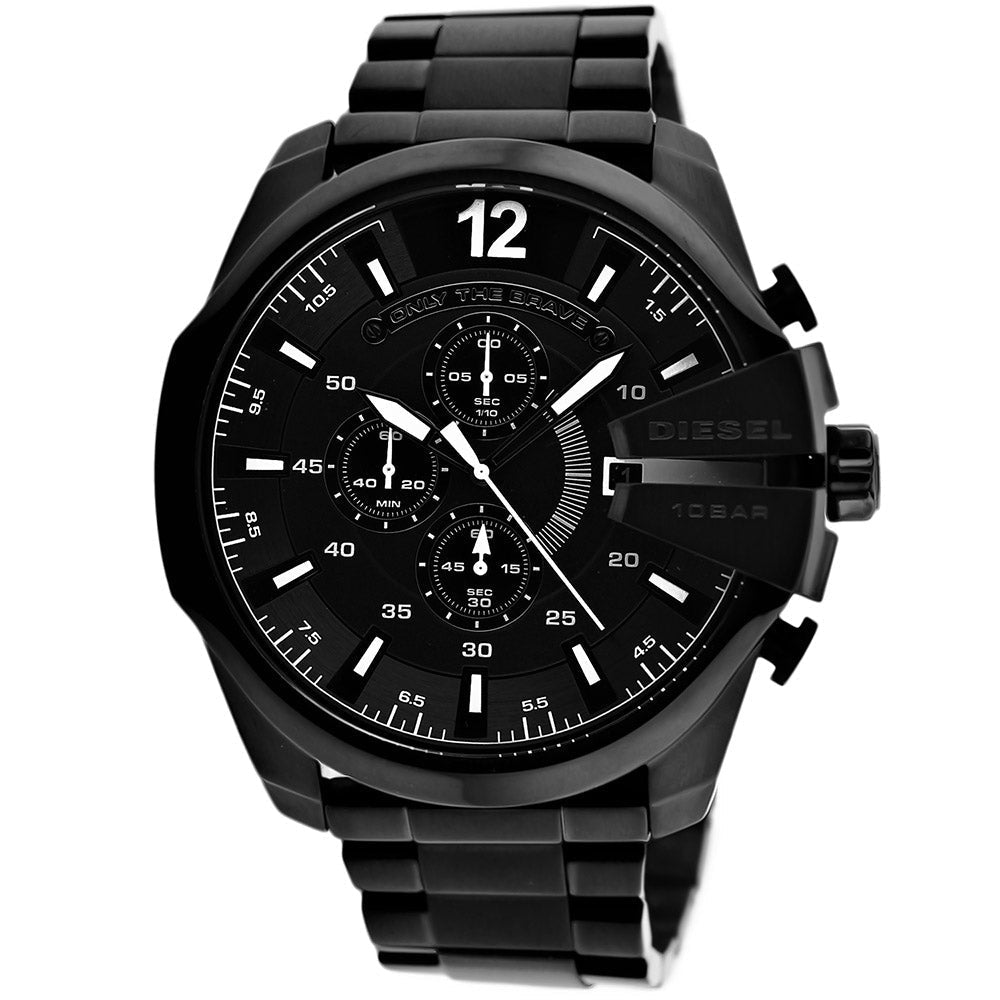Diesel Men's Mega Chief Black Dial Watch - DZ4283 – PROOZY