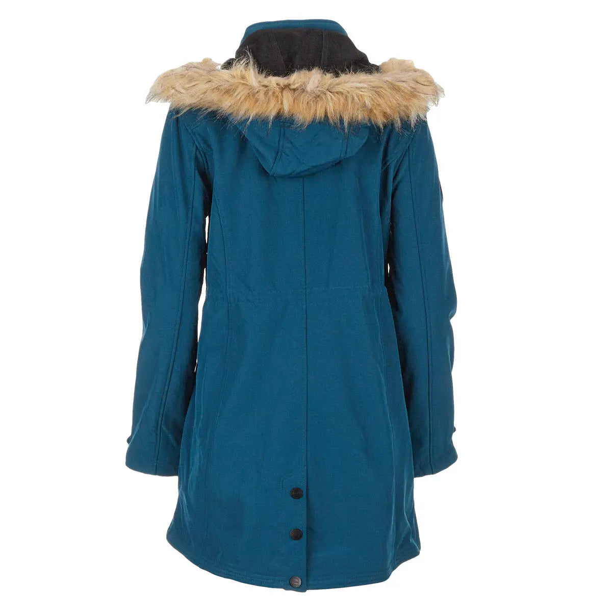 Canada Weather Gear Women's Softshell Anorak with Faux Fur Trim