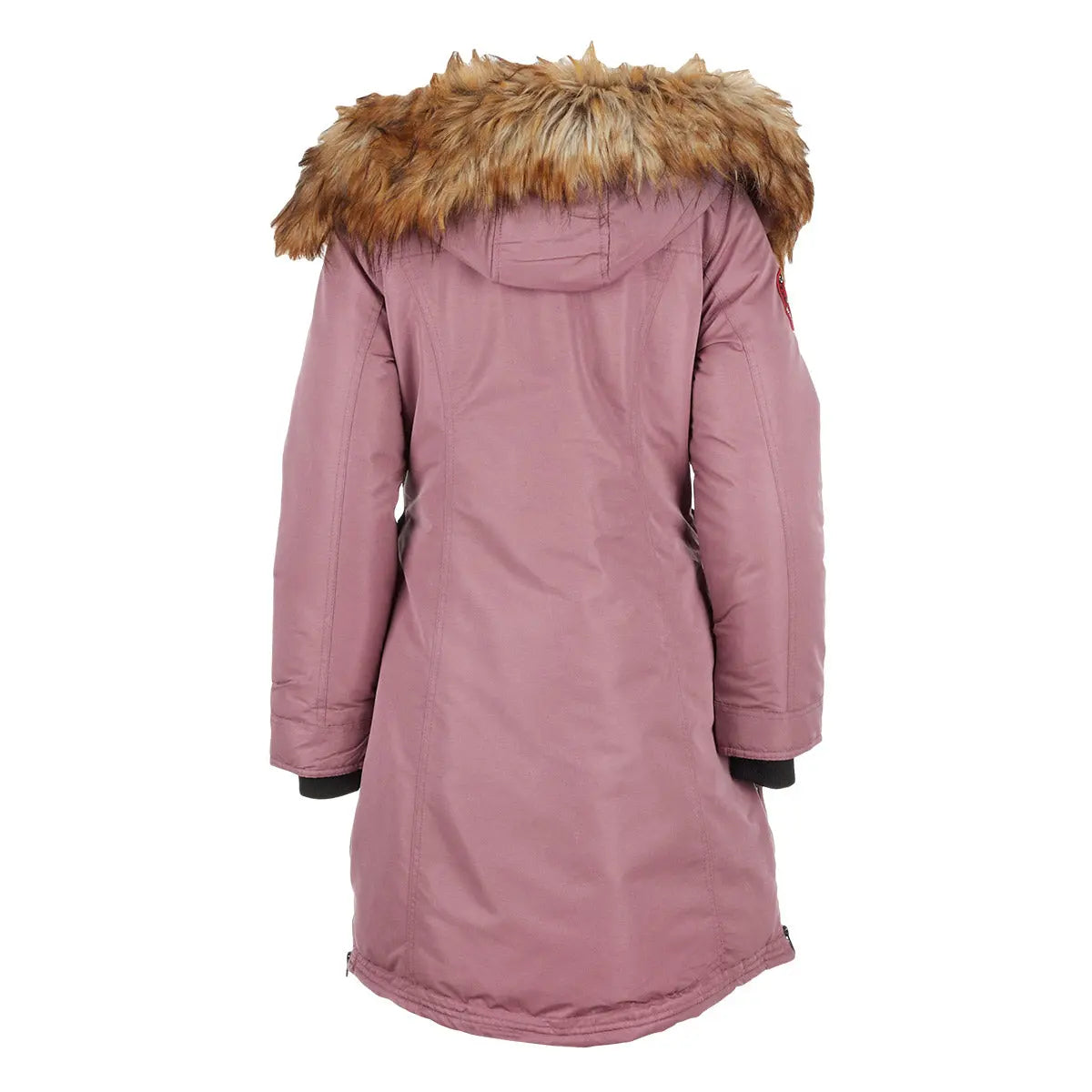  CANADA WEATHER GEAR Women's Winter Coat - Stadium Parka Jacket,  Fur Trim Hood (S-3XL), Size Small, Pink Haze : Clothing, Shoes & Jewelry