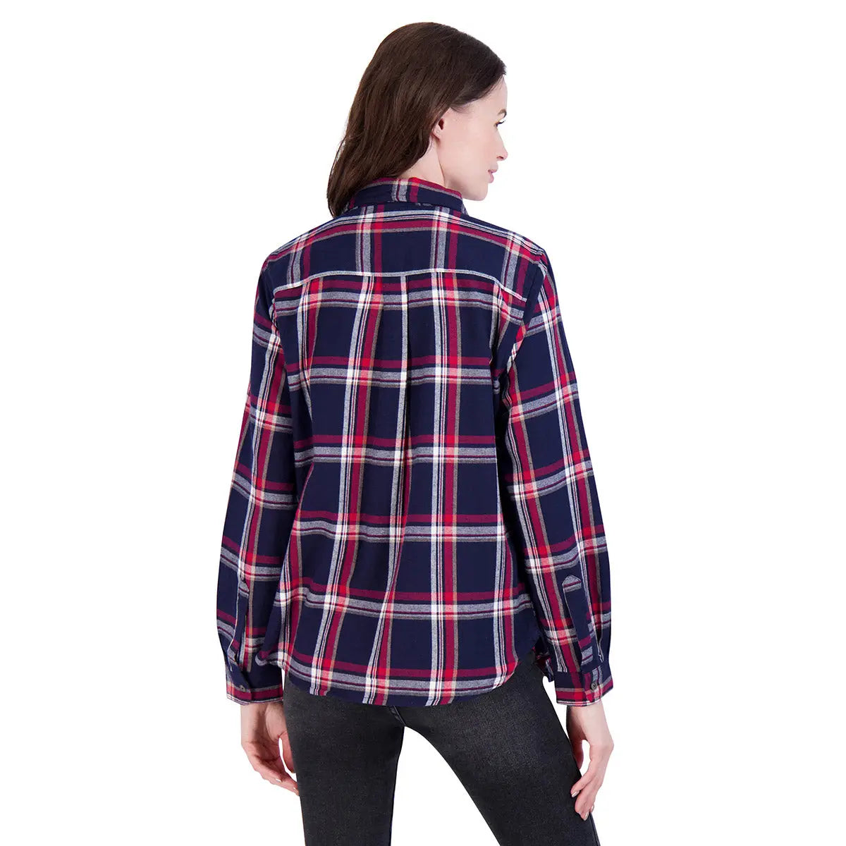 Navy Red Plaid-