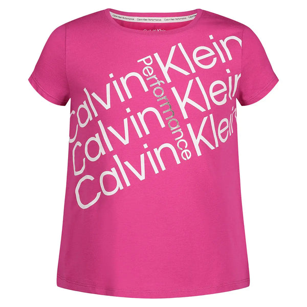 Calvin Klein Big Girl's Fresh Tilt Logo Tee – PROOZY