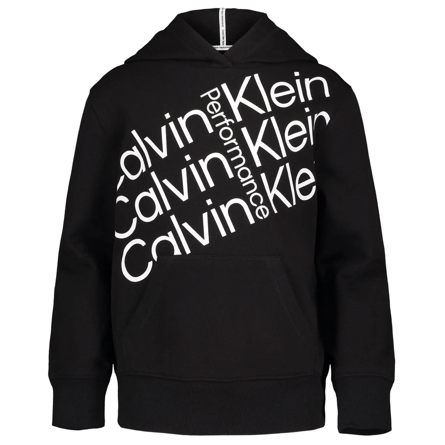Calvin Klein Men's Long Sleeve Monogram Crewneck Sweatshirt, Brilliant White,XL - US